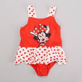 Toddler Girl Disney&#40;R&#41; Minnie Mouse Dot One Piece Swimsuit