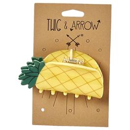 Womens Twig & Arrow Pineapple Claw Clip