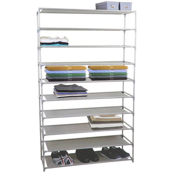 HDS Trading 30 Pair Non-Woven Shoe Rack - image 