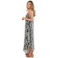 Womens Absolutely Famous Floral Cage Back Challis Jumpsuit - image 4