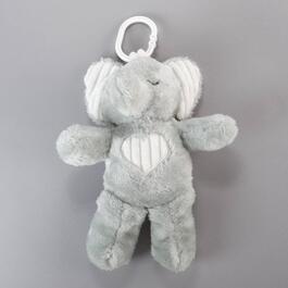 DreamGro&#40;R&#41; Elephant Grey Travel Soother w/ Stroller Hook