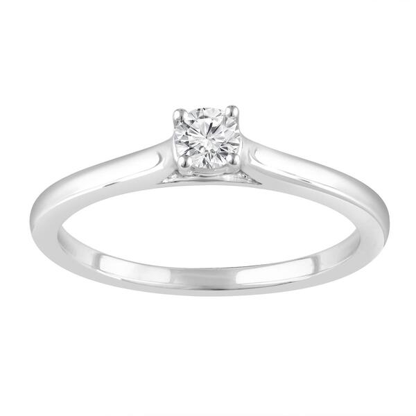 Nova Star&#40;R&#41; White Gold 1/4ctw. Lab Grown Diamond Engagement Ring - image 