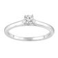 Nova Star&#40;R&#41; White Gold 1/4ctw. Lab Grown Diamond Engagement Ring - image 1