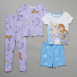 Girls Disney&#40;R&#41; Frozen Sisters 4pc. Pajama Set