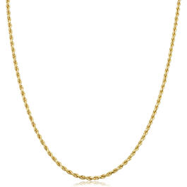 Unisex Gold Classics&#40;tm&#41; 10kt. Yellow Gold 1.9mm 20in. Rope Chain