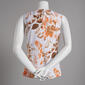 Womens Calvin Klein Sleeveless Pleat Neck Floral Blouse - image 2