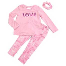Toddler Girl BTween&#40;R&#41; Bow Back Love Sequin Top & Legging Set