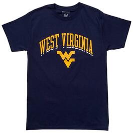 Mens Champion Short Sleeve West Virginia Arched Tee