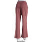 Juniors Pink Rose Chic Comfort Rib Knit Wide Leg Sweatpants - image 2