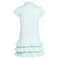 Girls &#40;4-6x&#41; adidas&#174; Short Sleeve Ruffled Hem Polo Dress - image 3