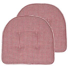 Sweet Home Collection Houndstooth Memory Foam Chair Pad