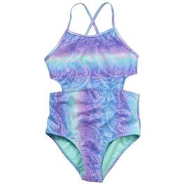 Girls &#40;7-16&#41; Limited Too Ombre Paisley One Piece Swimsuit