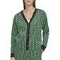 Womens Andrew Marc Sport Jacquard Geo Button Up V-Neck Cardigan - image 1