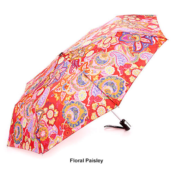 Totes Automatic Compact Umbrella Colorful Prints