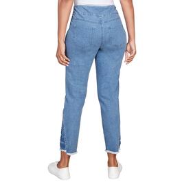 Womens Ruby Rd. Patio Party Alternative Denim Ankle Pants