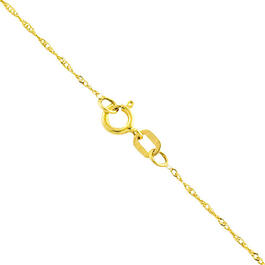Gold Classics&#8482; 10kt. Gold 20in. Singapore Necklace