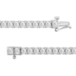 Nova Star&#174; White Gold 3.00ctw. Lab Grown Diamond Tennis Bracelet