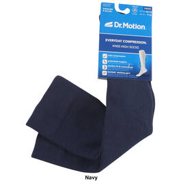 Mens Dr. Motion Solid Cotton Cushion Diabetic Socks