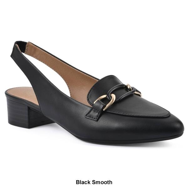 Womens Cliffs by White Mountain Boreal Slingback Loafers