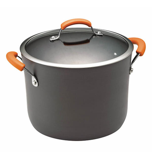 Rachael Ray Hard-Anodized 10qt. Covered Stockpot - image 