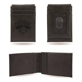 Mens NBA New York Knicks Faux Leather Front Pocket Wallet