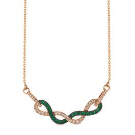 Le Vian&#40;R&#41; Costa Smeralda Emeralds&#40;tm&#41; & Vanilla Diamonds&#40;R&#41; Necklace