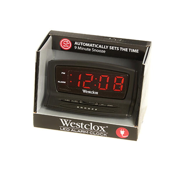 Westclox Digital LED Alarm Clock - image 