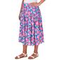 Womens Ruby Rd. Bright Blooms Garden Yoryu Floral Skirt - image 3