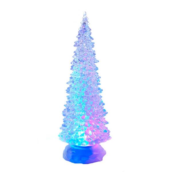Kurt Adler 12.25in. Battery-Operated LED Light Tree Table Piece - image 