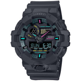Mens G-Shock Black Analog & Digital Watch - GA700MF-1A