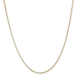 Gold Classics&#40;tm&#41; 1.15mm. 14kt. Gold Solid Rolo Chain Necklace