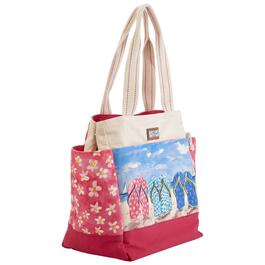 Sun ''N'' Sand Flip Flops In The Sand Floral Tote