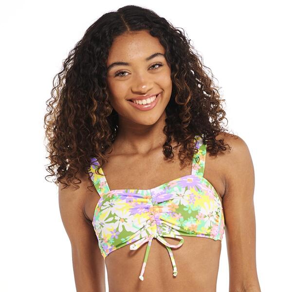 Juniors California Sunshine Melrose Bralette Bikini Swim Top - image 