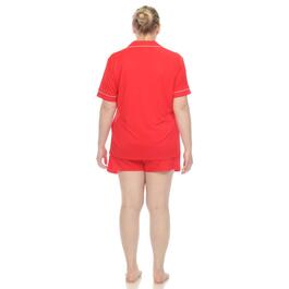 Plus Size Short Sleeve Bamboo Pajama Set