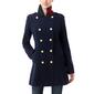 Womens BGSD Wool Fitted Peacoat - image 1