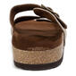 Womens White Mountain Helga Suede Footbed Sandals - image 3