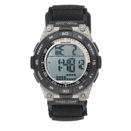 Mens Armitron Black Digital Chronograph Watch - 40-8330BLK