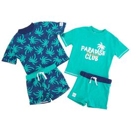 Baby Boy &#40;9-24M&#41; Lily & Jack 4pc. Paradise Club Top & Shorts Set