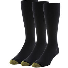 Mens Gold Toe&#40;R&#41; 3pk. Wellness Compression Rib Over The Calf Socks