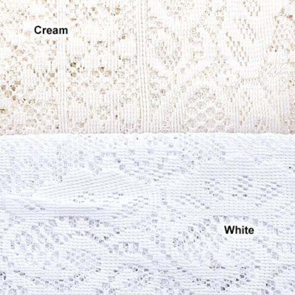 Hopewell Lace Tailored Valance - 58x12