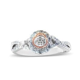 Nova Star&#40;R&#41; 1/4ctw. Lab Grown Diamond Round Shape Promise Ring