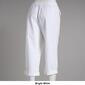 Plus Size Jordana Rose Solid Rib Waist Capri Pants - image 2