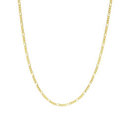 18in. Sterling Silver Figaro Chain Necklace