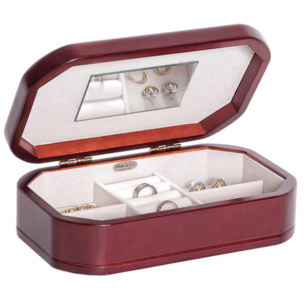 Mele & Co. Morgan Wooden Cherry Jewelry Box