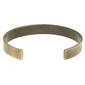 Mens Lynx Stainless Steel Gold Antique Cuff Bangle Bracelet - image 3