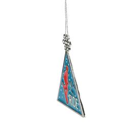 Midwest Snowboard "Ride" Triangular Christmas Ornament