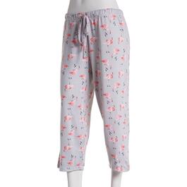 Womens Jaclyn Florida Flamingos Capris Pajama Pants