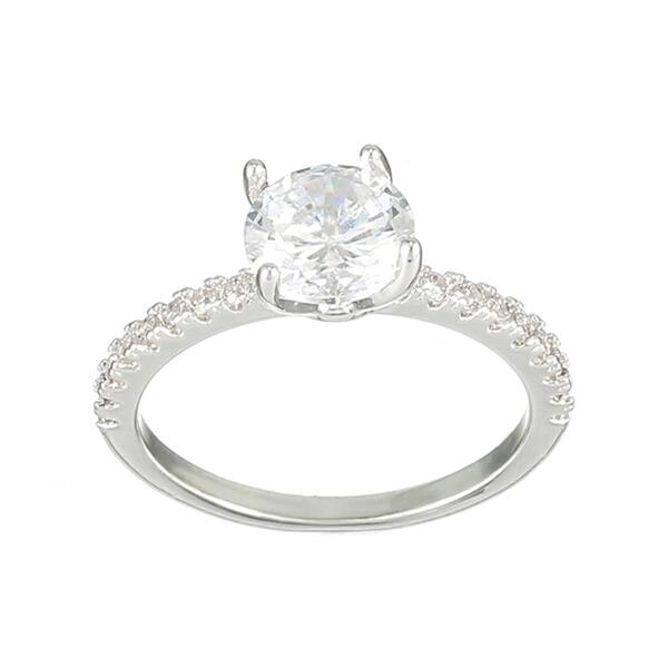 Ashley Cooper&#40;tm&#41; Silver Plated Cubic Zirconia Ring - image 