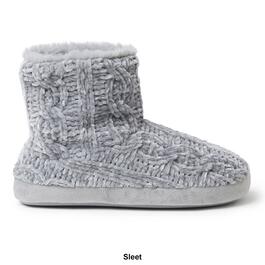 Womens Dearfoams&#174; Cable Knit Bootie Slippers
