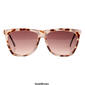 Womens Fantas Eyes Round Flatter Top Sunglasses - image 2